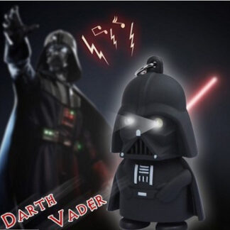 LED Flashlight keychain Darth Vader star war Anakin Skywalker figure keychains MK01