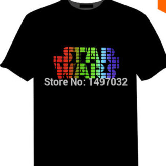 The Starwars LED T-Shirt - Keep The Light Always